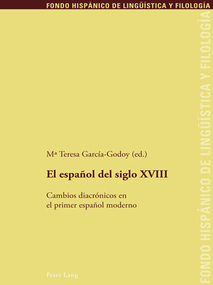 cover image of El español del siglo XVIII